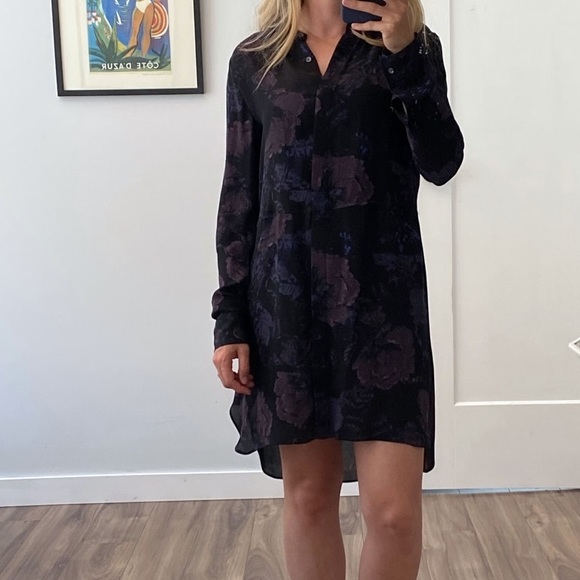Wilfred silk button up floral dress - Picture 10 of 11
